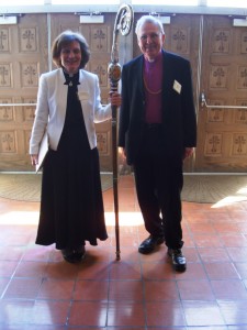 ärkebiskop Susevics och ärkebiskop emeritus Rozitis