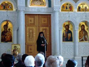 Ärkebiskop Anastasius hälsar Global Christian Forum