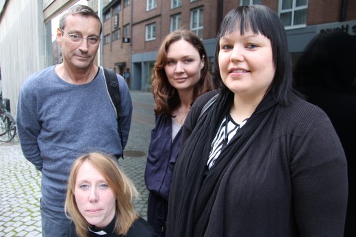  F v: Peter Schildt, Beatrice Lönnqvist, Linda-Marie Birbeck, och Annika Nilsson. Foto: Maria Lundström 