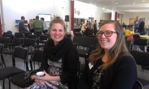 Emma Sandberg och Hanna Ericsson besökte Existentiell Filmfestival i Falun. Foto: Tomas Axelson