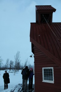 Krånglande lås till kapellet