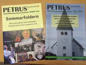 Petrus 2/2016 inklusive sommarfoldern. Två tidningar i en! Foto Carina Etander Rimborg