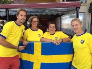 OS i Rio 2016. Nicklas Fahlgren, Lena Brolin, Ann-Katrin Bosbach, Olof Olsson är på plats och möter svenskar.
