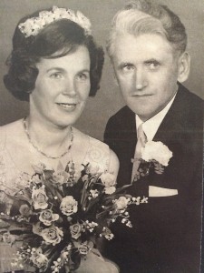 Brudpar Anna och Harald Peterson 15 maj 1965