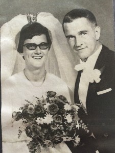 Brudpar Birgitta och Kjell Nordström 17 juli 1965