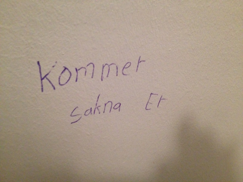 Existentiellt klotter.