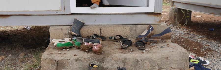 Svårt lidande i flyktinglägren