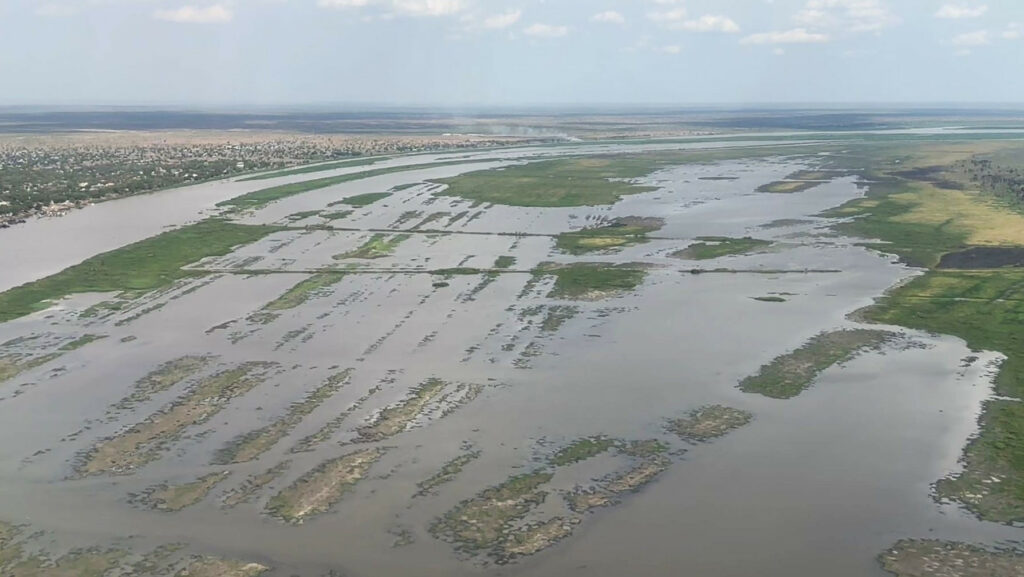 Översvämmat landskap