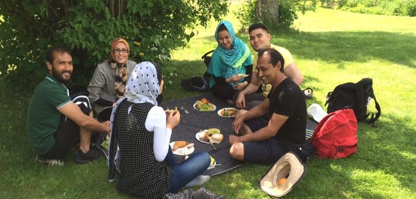 Språkcaféet på sommarutflykt