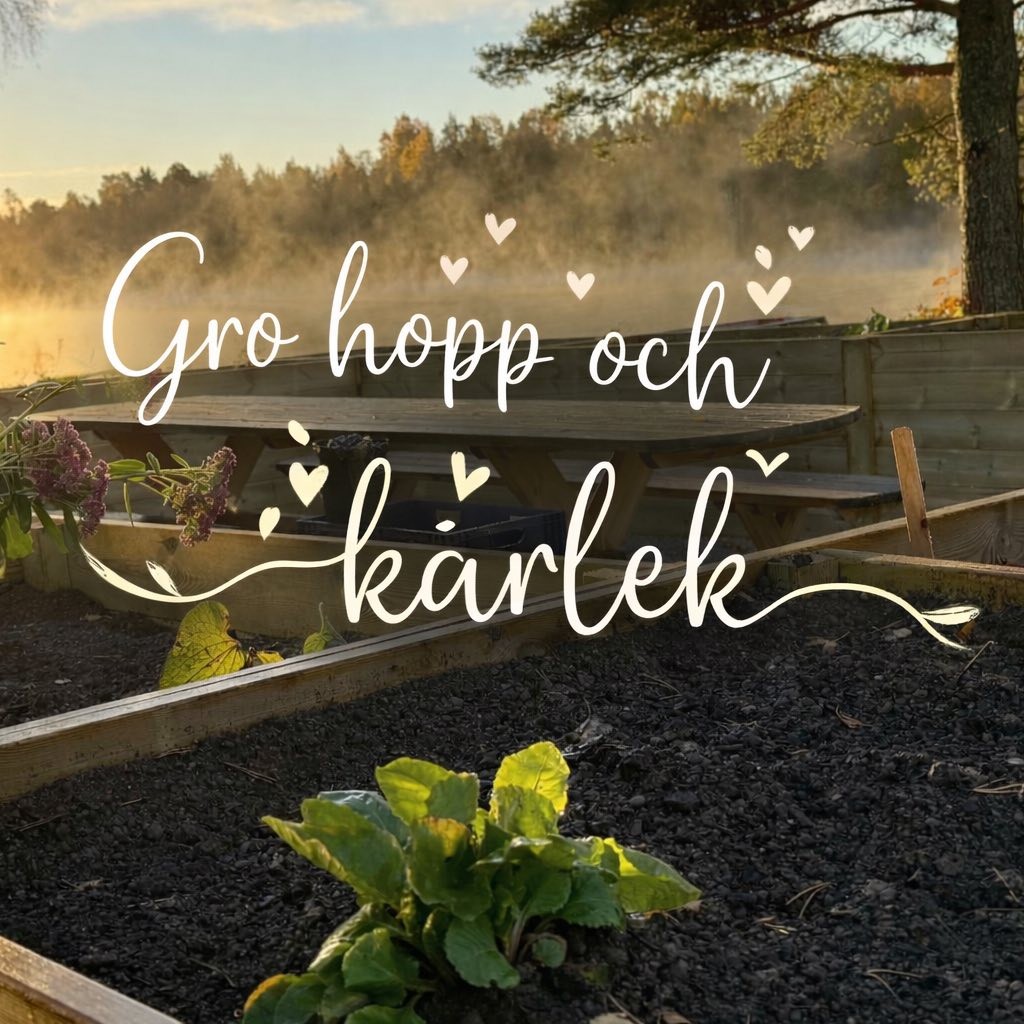 Gro hopp och kärlek