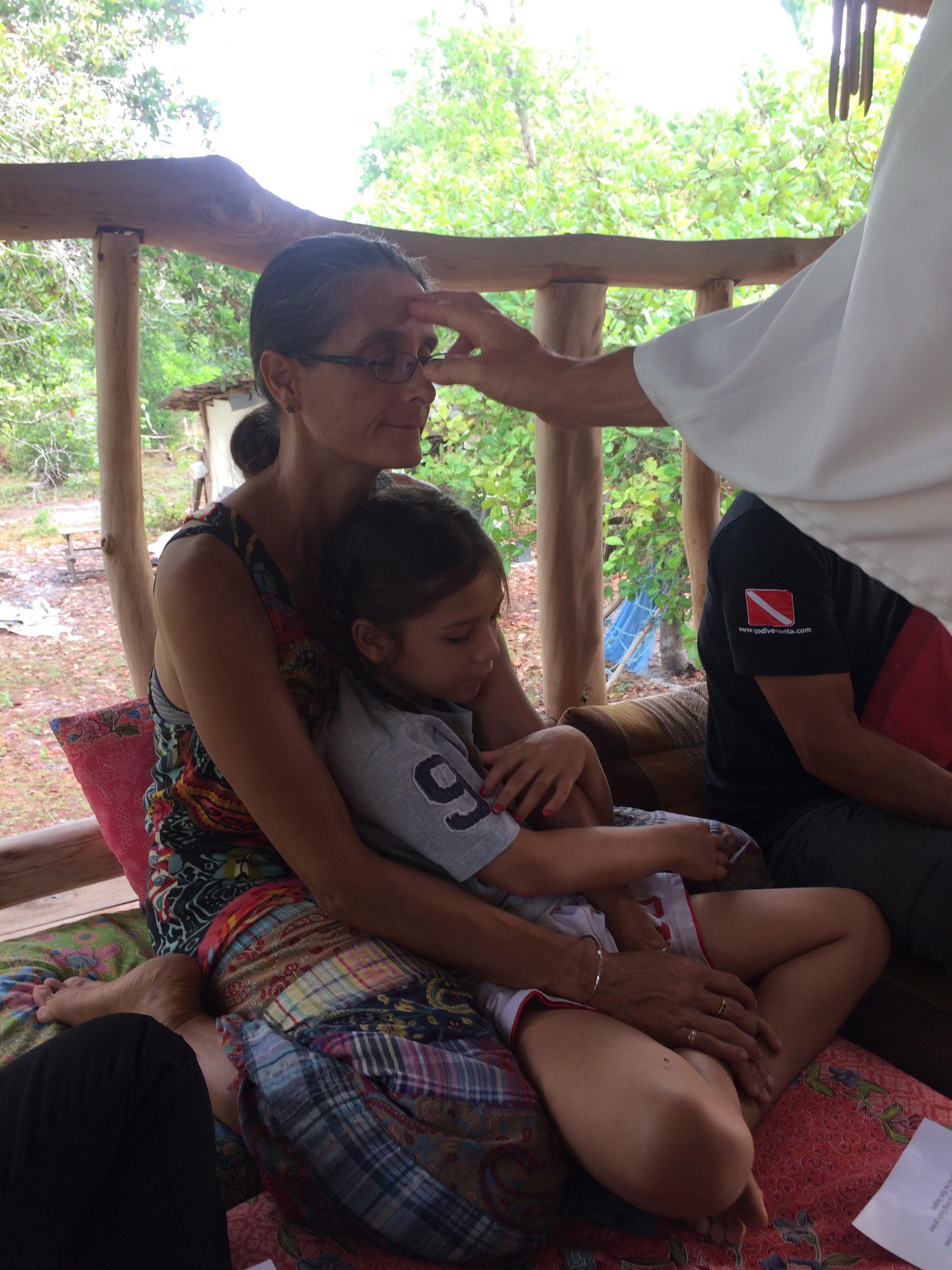 Familjevälsignelse på Savannen