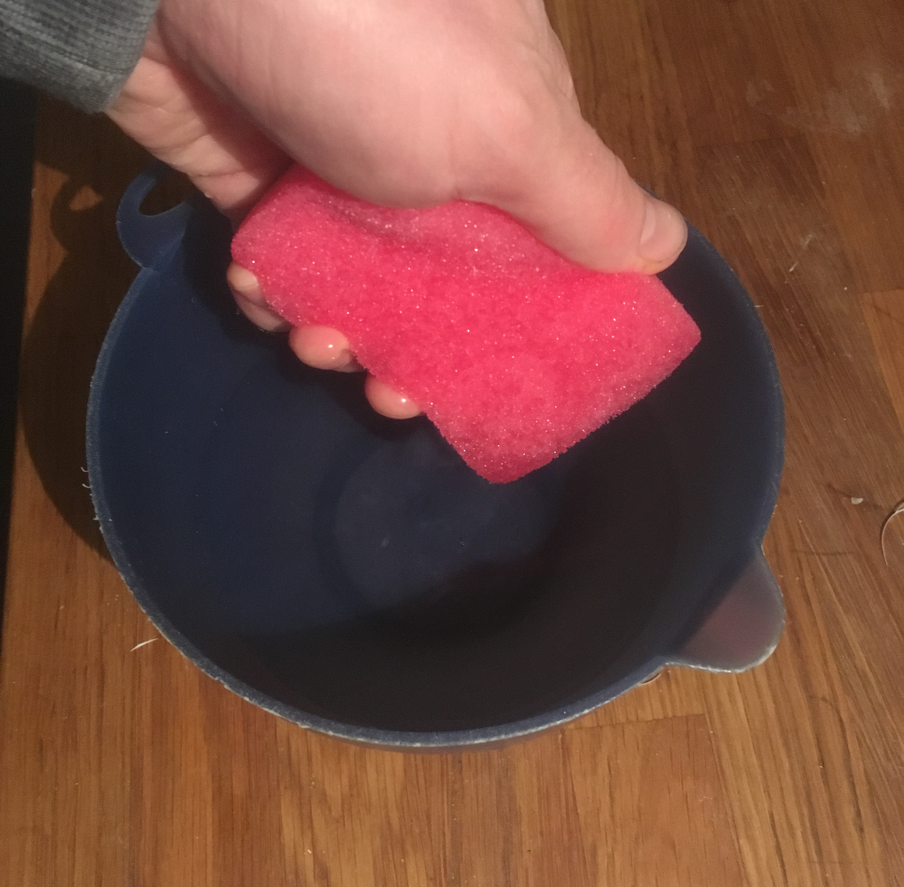 Som en torr svamp som möter källan