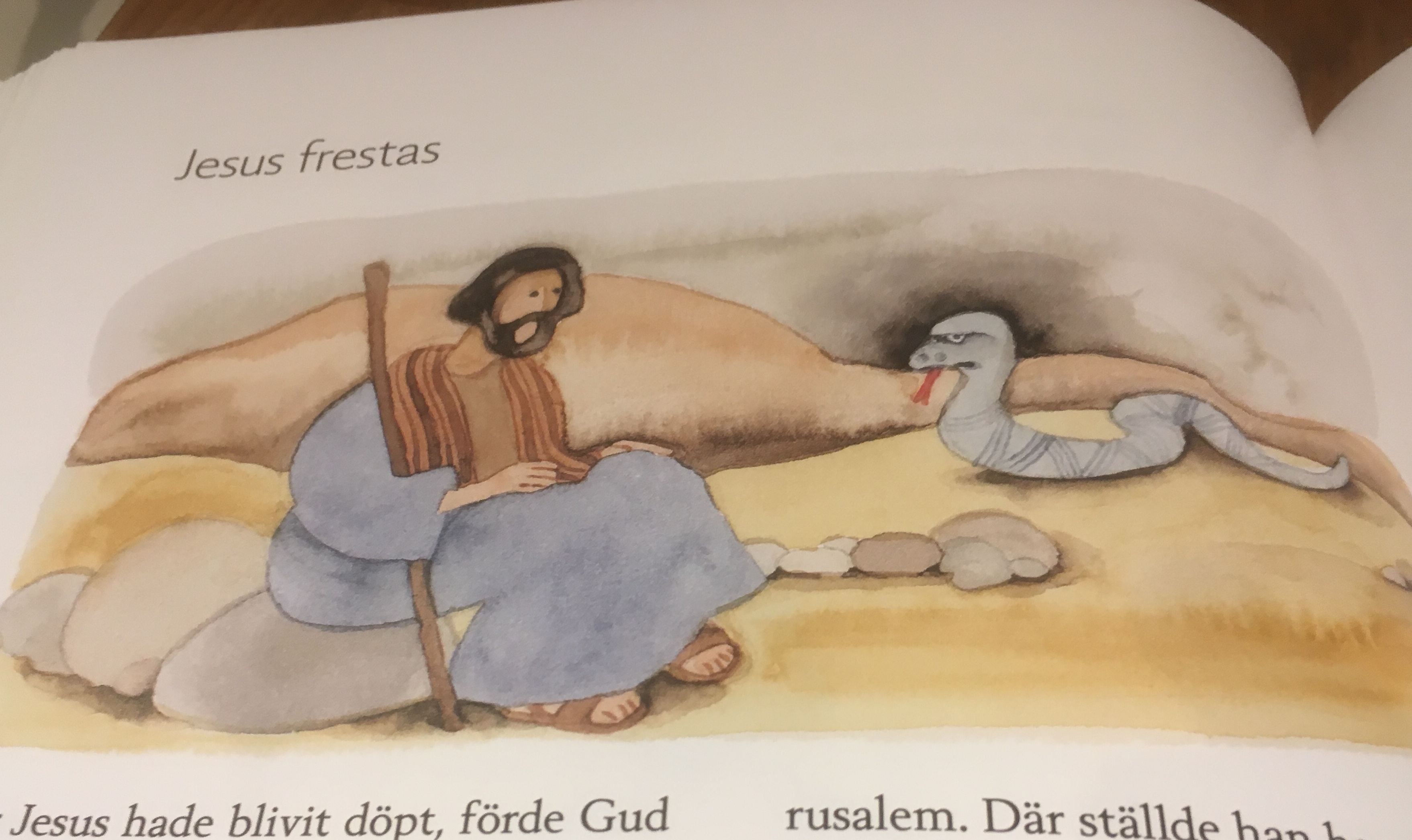 Jesus mötte aldrig en orm i öknen, men ändå gjorde han det!