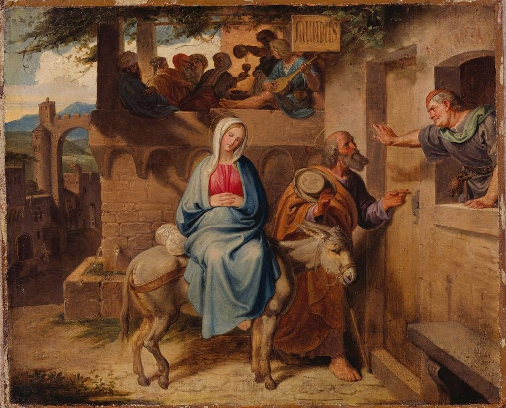 Josef och Maria och åsna