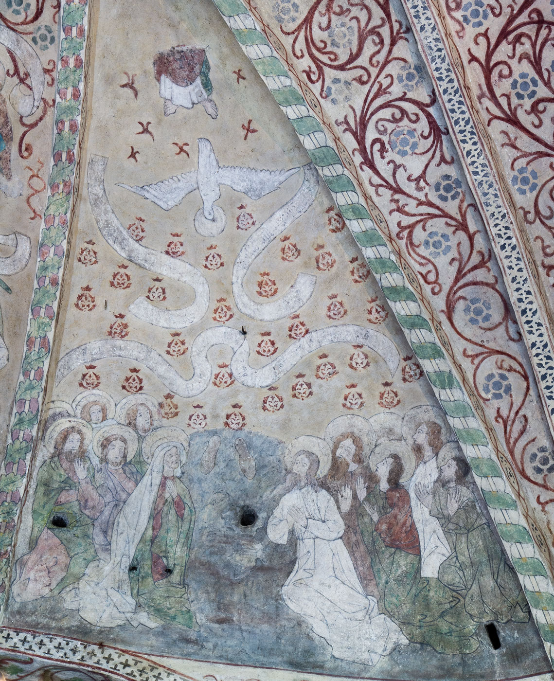 Himmelsfärd och pingst från Ösmo kyrka