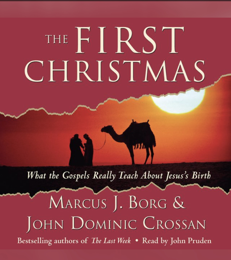 En präst läser ”the first christmas”