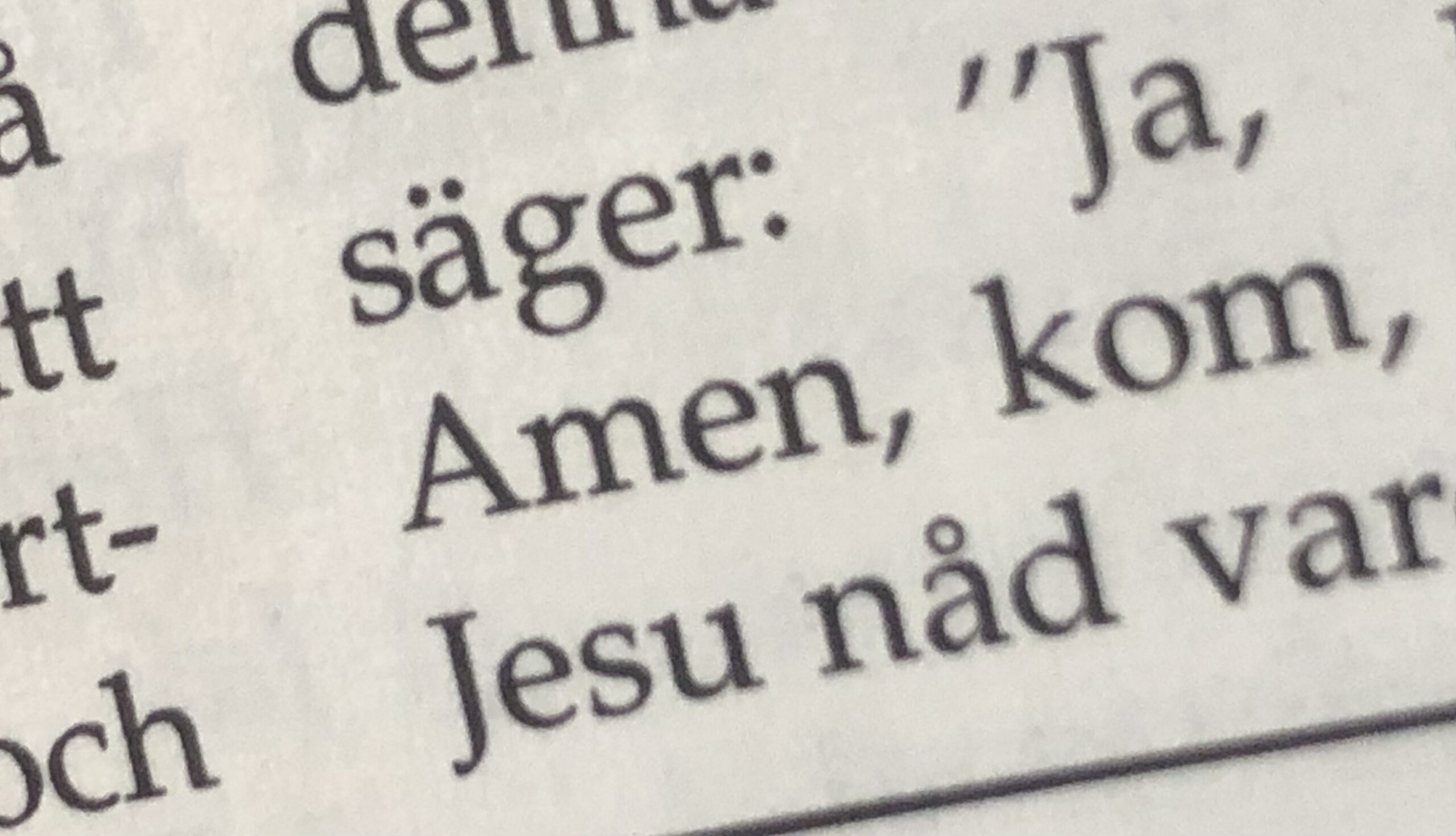 Ordet ”Amen”, vad betyder det?
